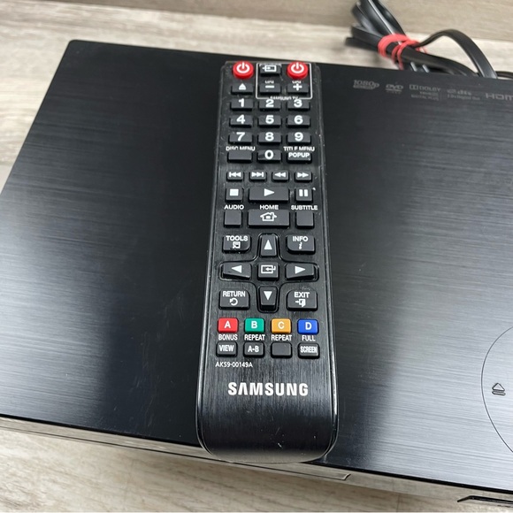 Samsung BD-H5100 Blu-ray Player HD 1080P Internet Media streaming Remote Tested - Picture 4 of 7